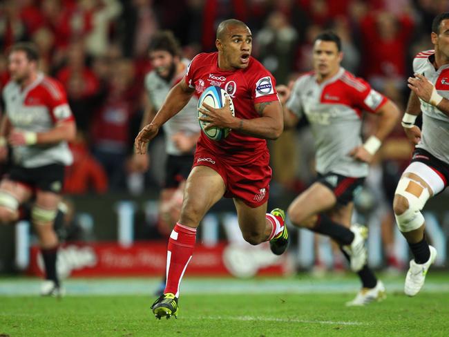 Genia on his way to scoring THAT try in the 2011 final.