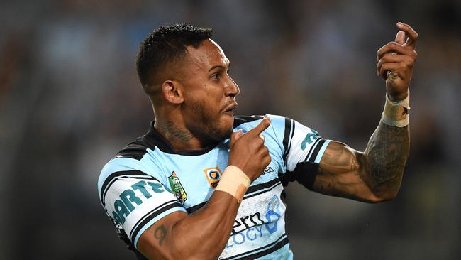 Ben Barba scored the first try of the match.