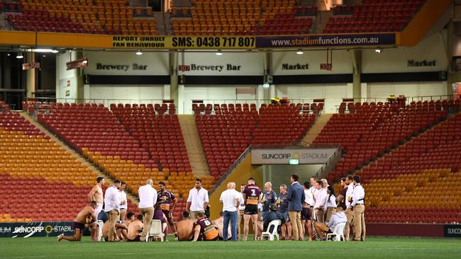 The Broncos finish the season with a run of games at Suncorp Stadium.