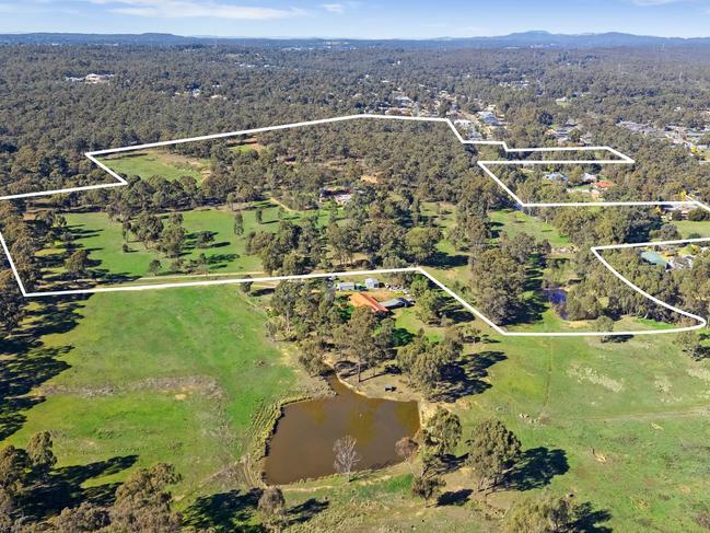 A major piece of land on the Calder Highway, Maiden Gully could become hundreds of homes, if the council rezones the land Picture: Supplied.