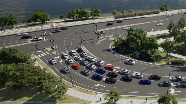 Artist impressions of Sundale bridge upgrade on the Gold Coast.