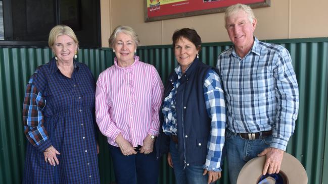 Jennifer Acton, Jennie Acton and Ruth and Tom Wagner at the 23rd annual Paradise Lagoons Campdraft on May 10, 2025.