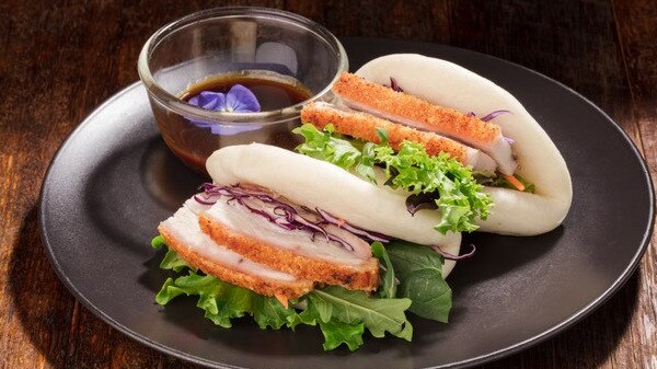 The restaurant serves up delicious fresh bao.