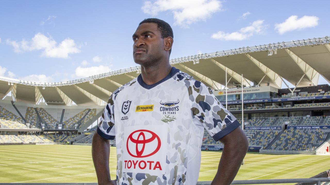 NRL Defence Round jersey unveiled by North Queensland Cowboys