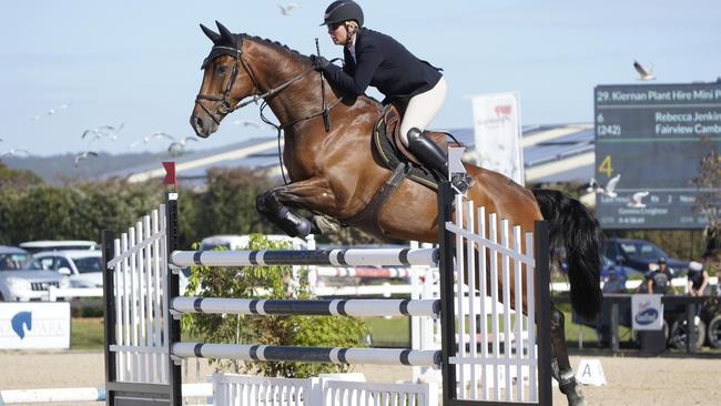 Rebecca Jenkins and her horse Fairview Cambridge. Picture: Valeriu Campan