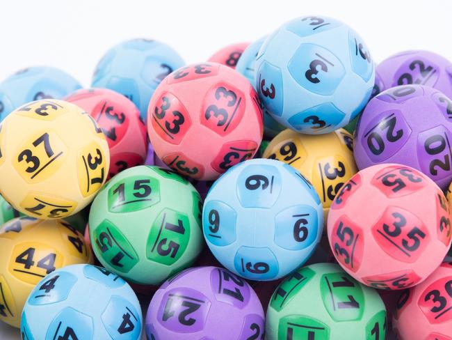 Lotto balls.