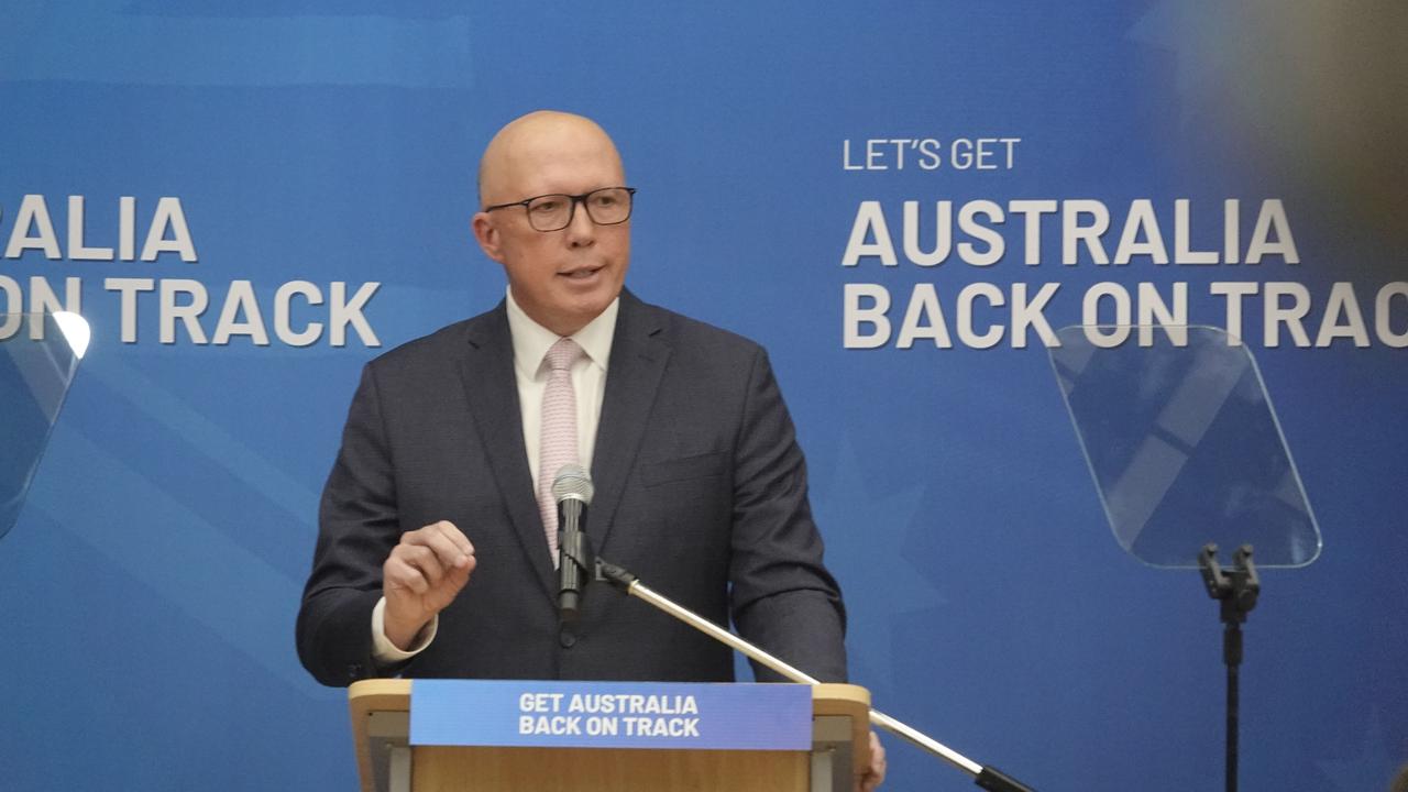 Peter Dutton wants to take action on citizenship ceremonies. Picture: NewsWire / Valeriu Campan.