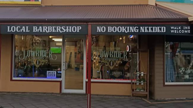 Lowrider Barbershop Port Noarlunga before it was gutted by a fire this week. Picture: Supplied/Facebook