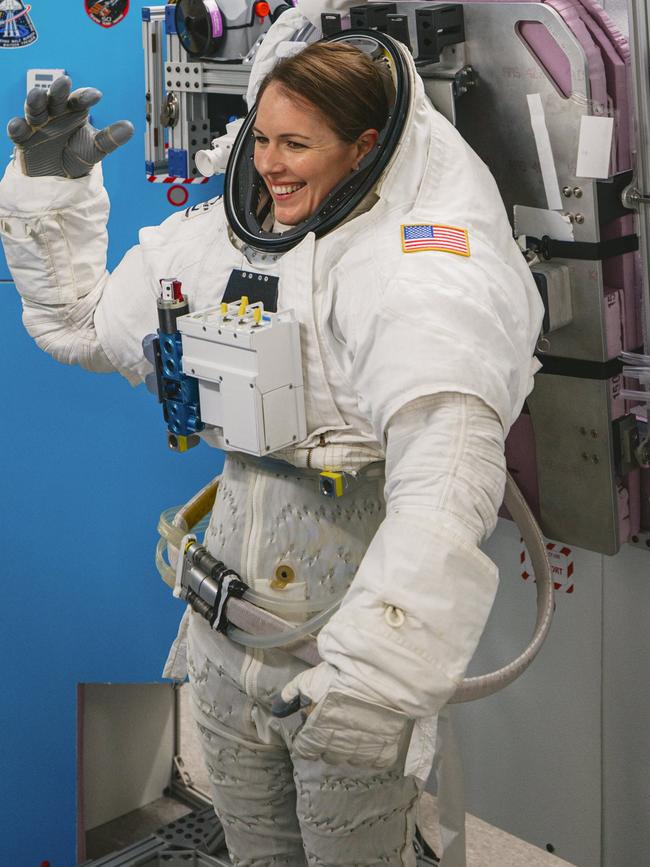 The astronaut is fulfilling a lifelong dream.