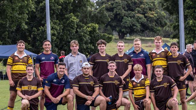 Padua College enjoyed meeting some Reds players. PIC: Brendan Hertel/QRU