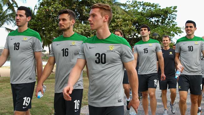 Ryan McGowan, James Holland and Oliver Bozanic in 2014.