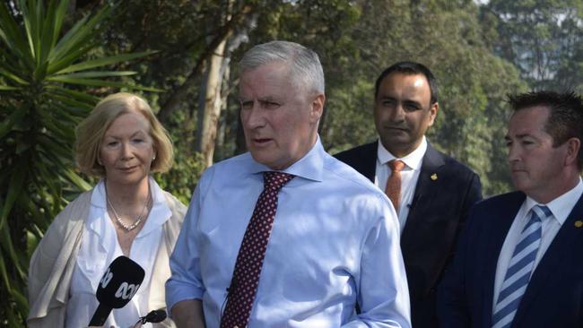 Deputy Prime Minister Michael McCormack addresses the media. Picture: Sam Flanagan