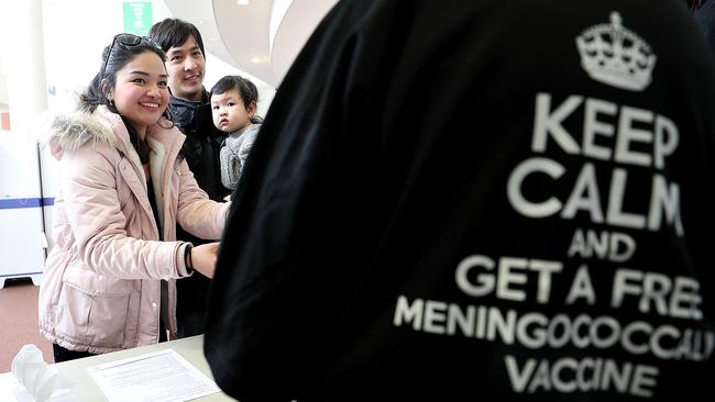 Almost 100,000 Tasmanians have received the free meningococcal vaccine since the middle of last year. Picture: SAM ROSEWARNE