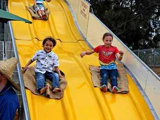 Gabriel Kleidon, and Kailey Banks, at OLGC centenary fete, 2017. Picture: Melanie Keyte