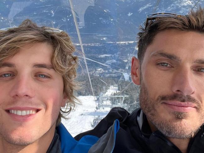 Lukas Gage and Chris Appleton have documented their relationship on social media. Picture: Instagram/Chris Appleton