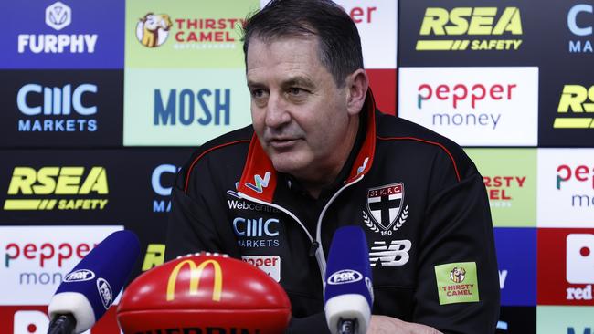 St Kilda coach Ross Lyon knows all about finals. Picture: Darrian Traynor/Getty Images