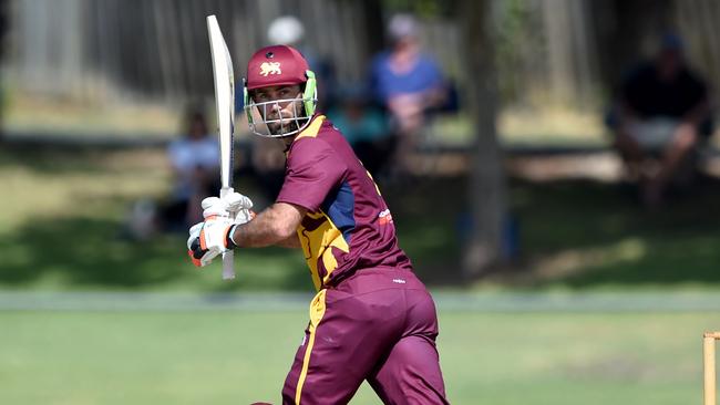 Stars captain Glenn Maxwell lit it up for the Lions. Picture: Steve Tanner