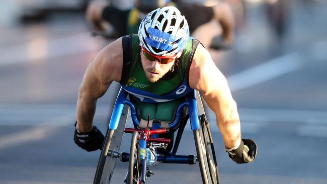 Australian wheelchair racing great Kurt Fearnley.