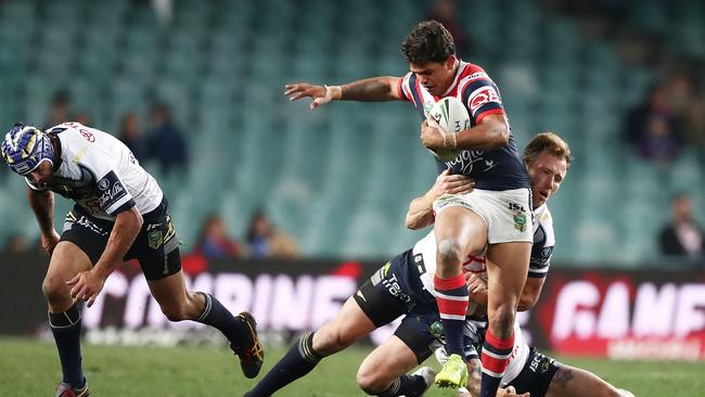 Latrell Mitchell was massive once again for the Roosters. (Photo by Mark Metcalfe/Getty Images)