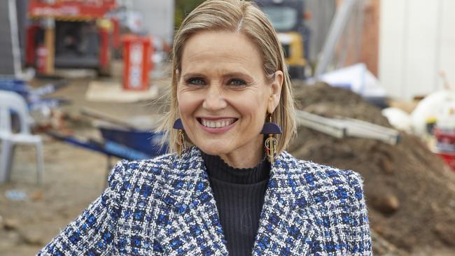 Shaynna Blaze on the set of The Block.