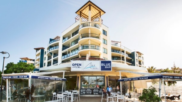 The Blue Bar is a popular Alexandra Headland venue.