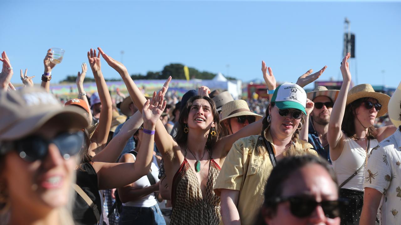 The blue sky provided the perfect backdrop for a summer concert. Picture: Mike Dugdale