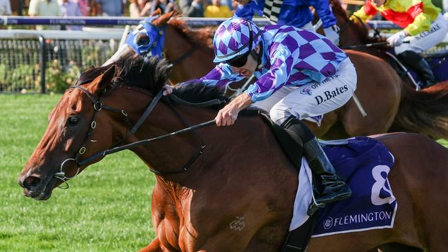 Jennilala will drop from Group 1 level to Group 3 class in Saturday’s Easter Cup at Caulfield. Picture: Racing Photos via Getty Images