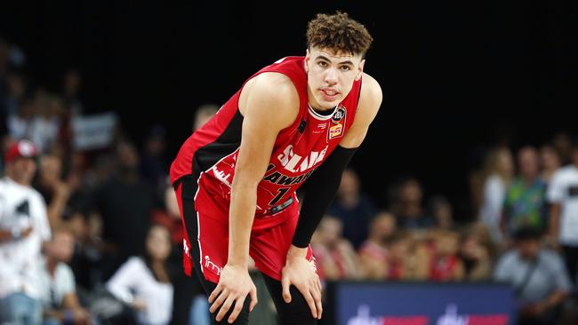 LaMelo Ball will miss Friday night’s clash against the Brisbane Bullets. Picture: Getty