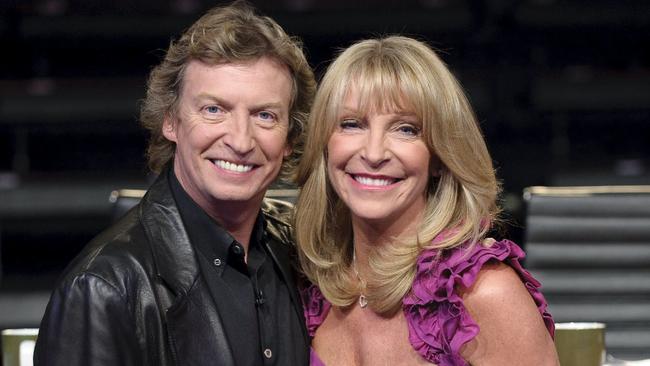 Bonnie Lythgoe with her then-husband Nigel back in 2009 on set of So You Think You Can Dance. Picture: Supplied