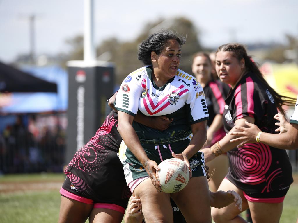 Koori Knockout - Day 4 Womens GF Redfern All Blacks v Bourke Warriors Monday, 7 October 2024 Hereford St, Bathurst NSW 2795, Australia, Picture Warren Gannon Photography