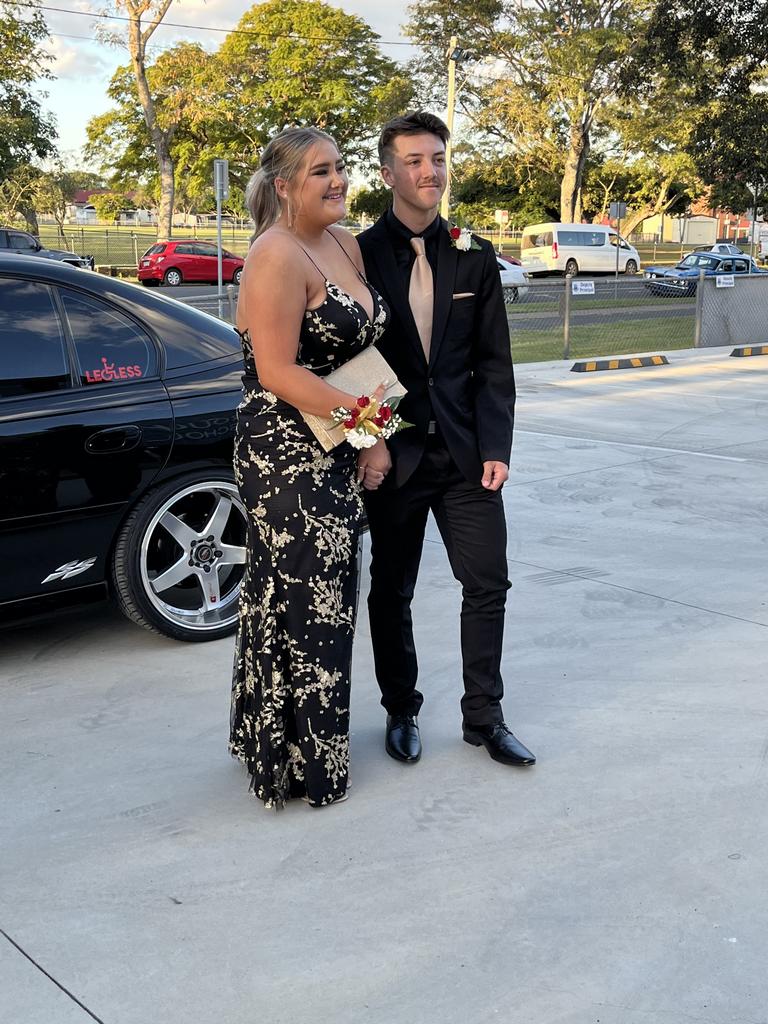 Students arrive at Maryborough State High School's formal.