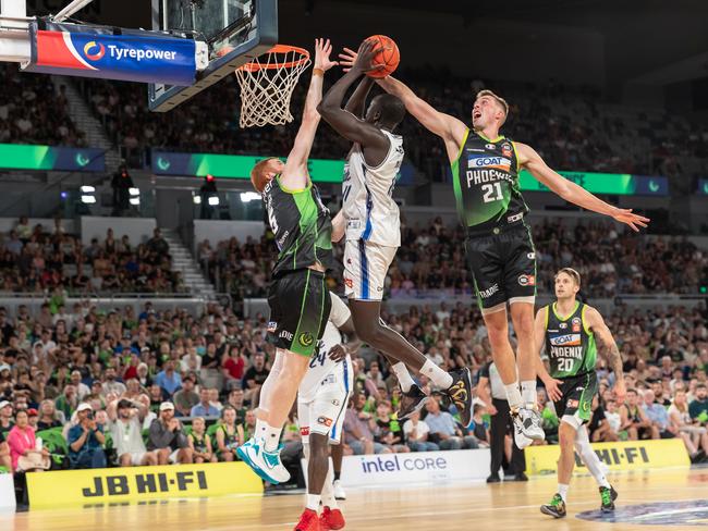 Elite athlete Joe Weiskamp has dialled up the defence in the second half of the season. Picture: Kadek Thatcher/Phoenix Media