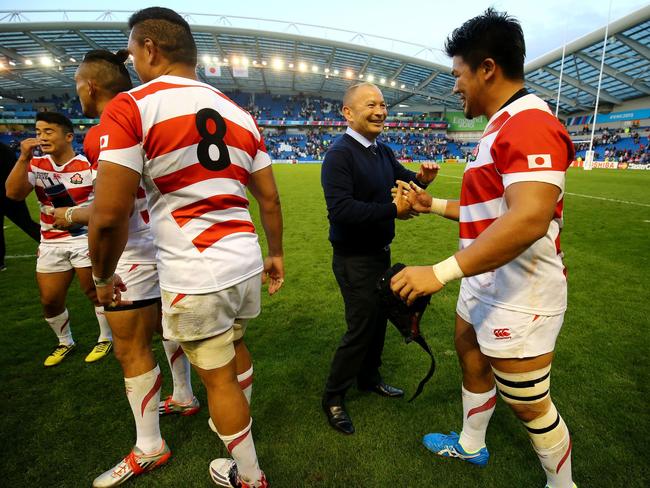 Coach Eddie Jones wanted his team to take the three points.