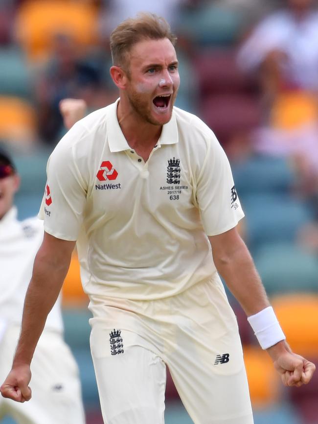 England bowler Stuart Broad. Picture: AAP