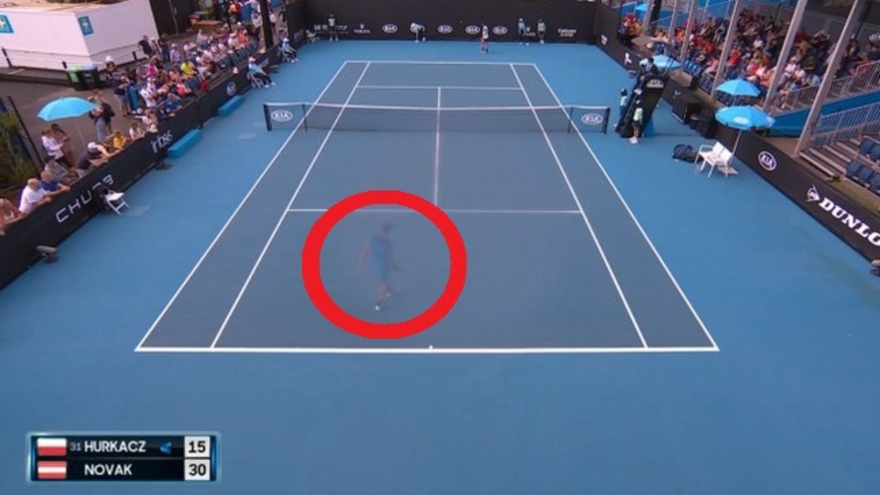 Players have been disappearing from the Australian Open.