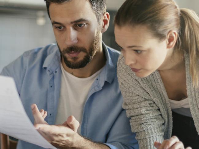 MONEY ISTOCK -  Photo of a young couple going through financial problems Picture: Istock