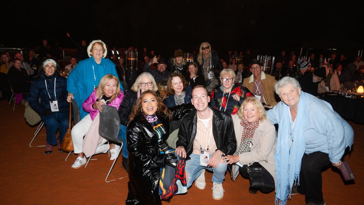 120 come to Uluru to Jess Mauboy perform. Picture: Andrex Media