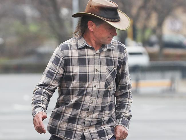 Ken David Pietters Rosendale arriving at the Hobart Magistrates Court on Tuesday. Picture: Nikki Davis-Jones