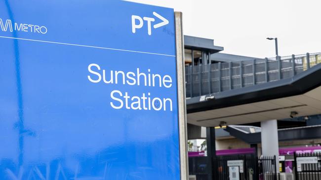 Mr Parker said a bus service from Sunshine Station to Melbourne Airport would provide great benefit while commuters waited for the Airport Rail Project. Picture: Ian Currie.