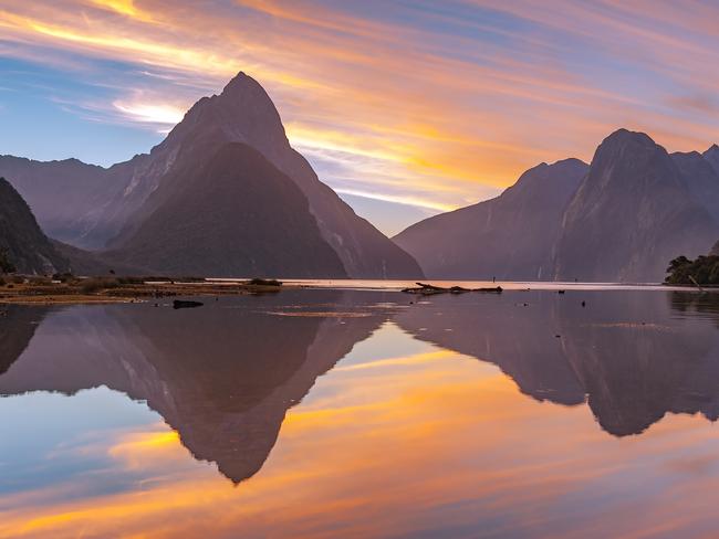 Milford Sound, South Island, New Zealand in Twilight time.Picture: iStockPeter Hall, Azamara cruise, Sunday Escape