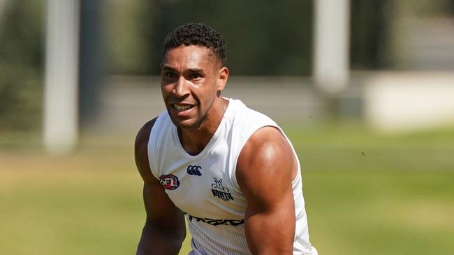 Big-bodied on-baller Aiden Bonar is set to slot into North Melbourne’s midfield.