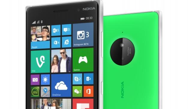 The new Lumia 830 smartphone.