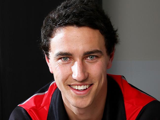 AFL DRAFT - SANFL draft prospect - West Adelaide Tom Keough who eats pasta for breakfast instead the conventional cereal. Photo Sarah Reed.