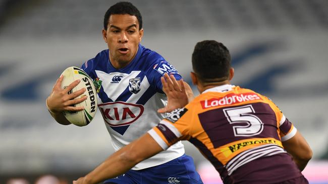 William Hopoate is the most experienced back at the Bulldogs. Picture: AAP