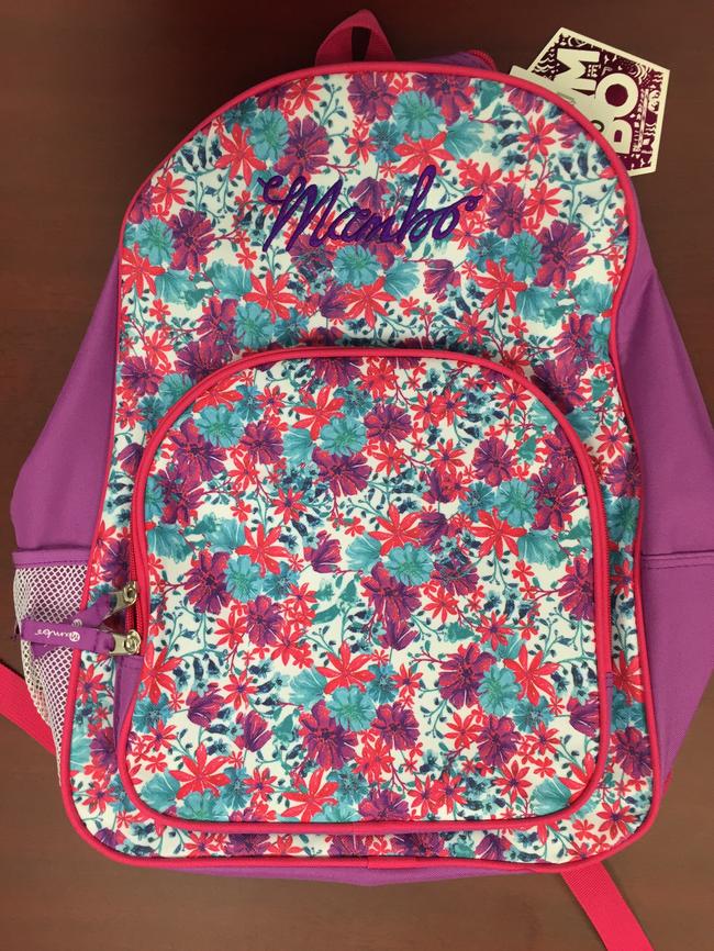 A Mambo backpack like the one Tiahleigh had.