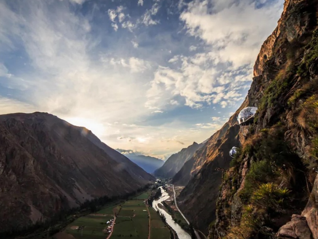 You need to hike more than 400m up to get to the lodgings. Picture: Airbnb/ThePost