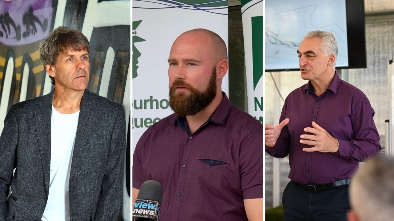 Sunshine Coast councillors David Law, Christian Dickson and Joe Natoli want the council to consider trialling free buses.