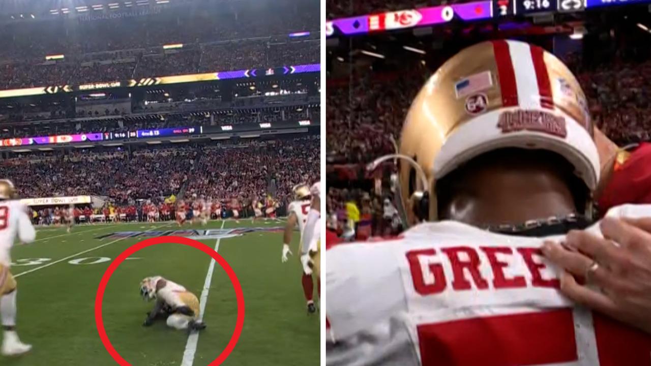 Dre Greenlaw suffers a freak Super Bowl injury