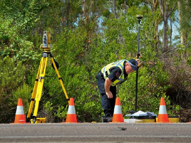 NT Police crash investigators at work