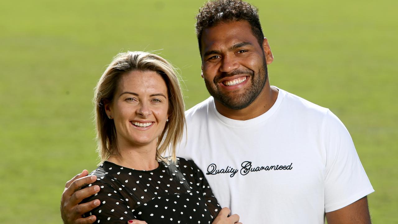 Sam and Rachel Thaiday. Picture: Steve Pohlner